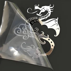 Custom UV DTF Crystal Label 3D Logo Sticker For Boxes Phones & Bottles