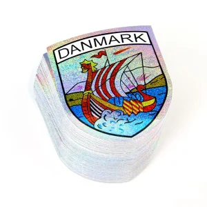 Custom UV Proof Printing Adhesive Waterproof PVC Label Cartoon Glitter Stickers Die Cut Vinyl Holographic Stickers