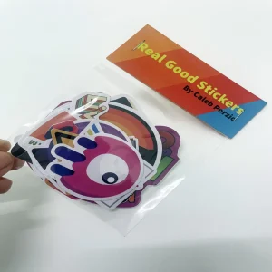 Custom UV Protected PVC Vinyl Sticker Pack for Promotional Gifts