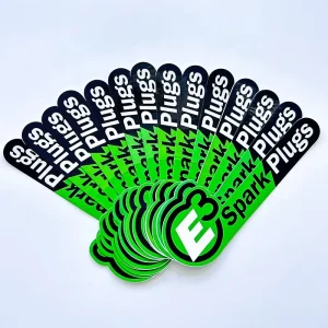 Custom UV Protective Waterproof Vinyl Glossy Film Decorative Outdoor Bike Laptop Custom Die Cut Stickers