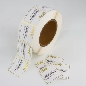 Custom UV Resistant Durable Oil Proof Waterproof Self Adhesive Vinyl Label Stickers for Business and Cosmetic Use