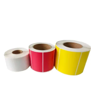 Custom Vinyl Adhesive Labels Waterproof UV Ink Stickers for Writing Permanent Roll Stickers