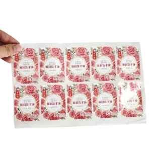 Custom Vinyl Adhesive Labels for Luxury Candles Supermarket Gold Foil Biodegradable Strong Stickiness Private Label Printing