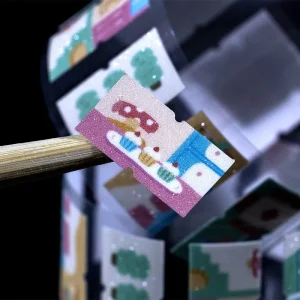 Custom Vinyl Adhesive Printing Paper Stickers Sheet Cartoon Waterproof Die Cut Cute Marking Sticker Labels