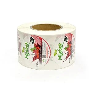 Custom Vinyl Packaging Labels Professional Factory Manufacture Durable Self Adhesive Labels for Bottles with Product Information