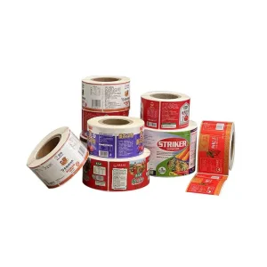 Custom Vinyl Packaging Labels Professional Factory Manufactured Durable Self Adhesive Labels Strong Adhesive Color Printing for