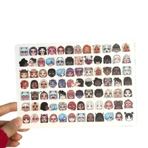 Custom Vinyl Pvc Stickers Waterproof Pet Clear Stickers Adhesive Decals Die Cut Logo Labels for Decor Bottles and Scrapbook