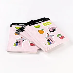 Custom Vinyl Stickers Business Logo Branding Waterproof for Company Product Packaging
