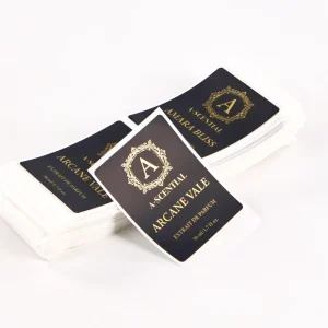 Custom Vinyl Stickers Etiquettes Self-Adhesive Waterproof Logo Labels Printing