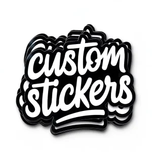 Custom Vinyl Stickers Personalized Die-Cut Waterproof Labels for Branding