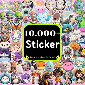 Custom Waterproof A3 a4 High Tacke Vinyl Foil Decal Stickers Roll Custom logo Bulk Sheets logo Paper clear