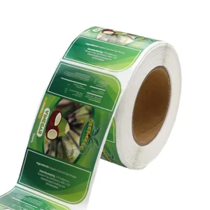 Custom Waterproof Adhesive Packaging Label Food Sticker Brand Logo Qr Code Food Label Stickers for Glass Jars Private Label