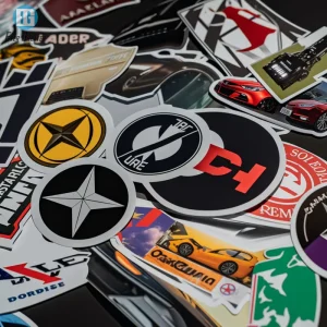 Custom Waterproof Adhesive Pictures of Decals for Motorcycles Sticker Private Label Peel Off Sticker Made in China