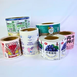 Custom Waterproof Adhesive Sticker Labels for Mineral Water Juice & Beverage Bottles Professional Printing Packaging Labels