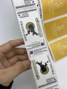 Custom Waterproof Adhesive Sticker Vinyl Silk Screen Labels Food Packaging Labels Product Labels for Bottle