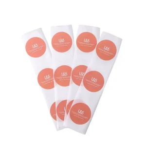 Custom Waterproof Adhesive Vinyl Decal Stickers Glossy Matte Finish for Candle Craft Photo Frame Packaging Labels
