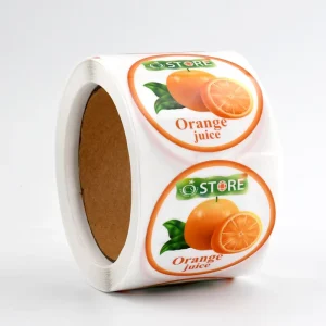 Custom Waterproof Beverage Packaging Labels Self Adhesive Vinyl Bottle Stickers for Food & Drink