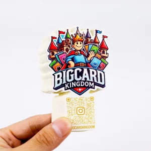 Custom Waterproof Die Cut Vinyl QR Code Stickers Business Promotion Logo Scan Stickers With QR Code
