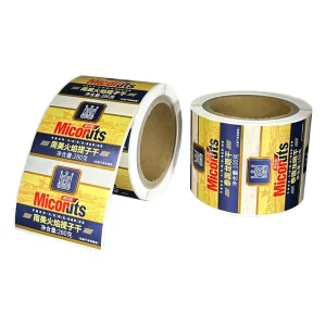 Custom Waterproof Food Packaging Labels Logo Printing Food Sealing Stickers