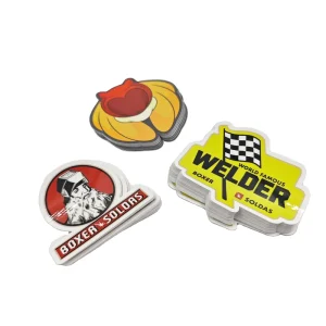 Custom Waterproof High Quality Glossy Die Cut Logo Sticker Waterproof Vinyl Paper Printing