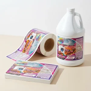 Custom Waterproof Laundry Detergent Bottle Labels Private Label Roll Cleaning Product Sticker Printing OEM Manufacturer