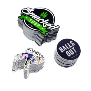 Custom Waterproof PVC Vinyl Stickers Aesthetically Designed Die Cut Graphic Adhesive Oil Proof Daily Necessities Stickers