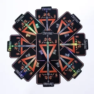 Custom Waterproof Personalized Paper Vinyl Hologram Stickers Die Cut Printing Holographic Stickers