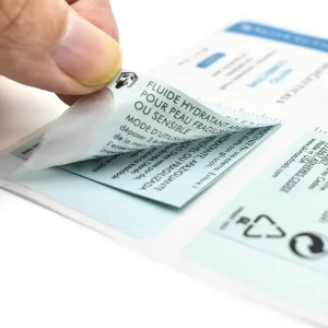 Custom Waterproof Printed Self-Adhesive Vinyl Multi-Layered Packaging Label Sticker