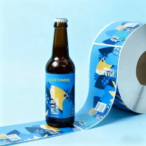 Custom Waterproof Private Label Printing Products Logo Label Roll Food Beverage Bottle Sticker Labels