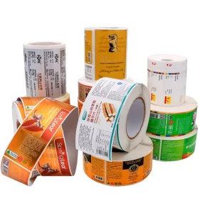 Custom Waterproof Self Adhesive Sticker Label Roll Personalized Printed Logo Stickers for Packaging Bag Box Bottles Label