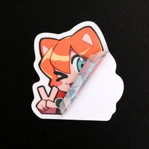 Custom Waterproof Sticker Die Cut Sticker Kiss Cut Matte Vinyl Sticker