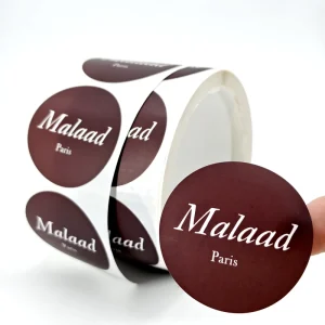 Custom Waterproof Sticker Personalized Round Logo Stickers Brand Label Business Packaging Oil Proof Durable Custom Stickers