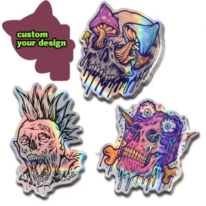 Custom Waterproof Stickers Self Adhesive Die Cut Stickers Durable Vinyl Label Stickers for Packaging