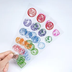 Custom Waterproof Stickers for Kids Decorate to Cups Laptop and Phones Die Cut Clear PET Sticker Sheets