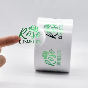 Custom Waterproof Transparent Sticker Clear Label Plastic Printing Clear Label Stickers