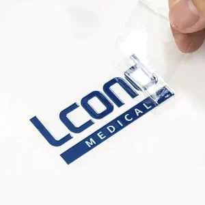 Custom Waterproof Transparent Strong Adhesive Vinyl Trademark Label for Food Packaging with Custom Size Transfer Printing Logo