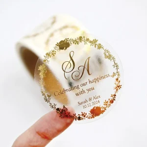 Custom Waterproof Vinyl Adhesive Labels for Multi Purpose Product Packaging