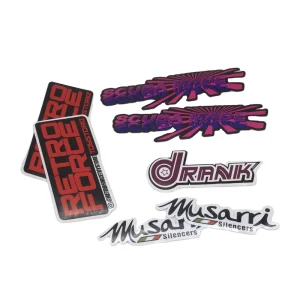 Custom Waterproof Vinyl Die Cut Stickers Cartoon Adhesive PVC Logo for Company Printed Trusted PVC Stickers Printing Company