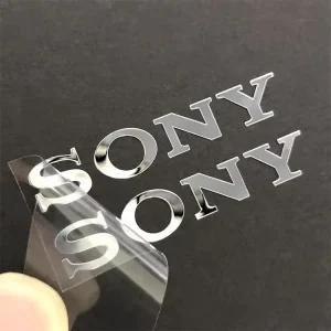 Custom Waterproof Vinyl Logo Stickers Printed Customized Transfer UV Sticker