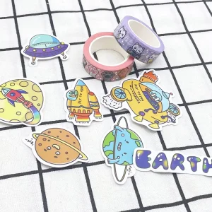 Custom Waterproof Vinyl Printed Die-cut Stickers DIY Hand Ledger Decorative Decals