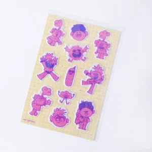 Custom Waterproof Vinyl Puffy Stickers 3D EVA Puffy Foam Sheet for Kids Cartoon