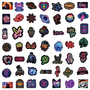 Custom Waterproof Vinyl Sticker Printing Shiny Reflective Stickers Laser Film Holographic Adhesive Label Stickers