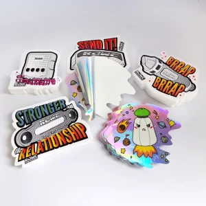 Custom Waterproof Vinyl Stickers Die Cut Logo Label Stickers Adhesive PVC Label Sticker Printing