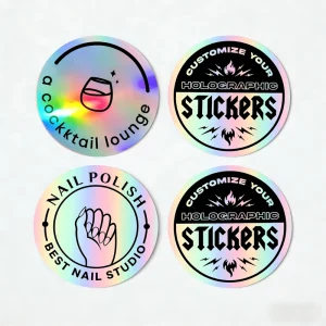 Custom Waterproof Vinyl Stickers Die Cut UV Resistant Logo China Supplier