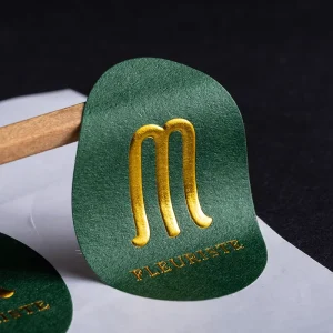 Custom logo Art Paper Matte Emboss Foil Stamping Stickers Self Adhesive Boxes Packaging Labels Stickers