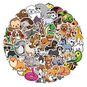 Custom logo Printing Promotional Waterproof Vinyl Stickers Label Personalised for Business Funny Cute Sexy Anime Motion Sticker
