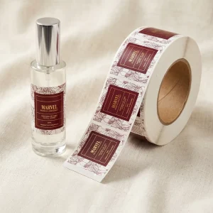 Custom printed Gold Foil Labels for Luxury Waterproof Packaging Bottles Suitable for Cosmetic Stickers