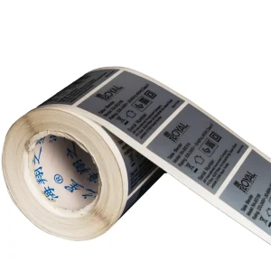 Custom printing of private brand product labels commercial stickers with customized logos