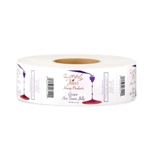 Customizable Adhesive Bottle Label Stickers for Cosmetic Industry Product Branding with Logo