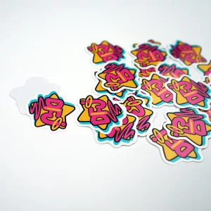 Customizable Die Cut Sticker and logo Stickers Cute Waterproof and Uv Resistant Sticker with Cartoon